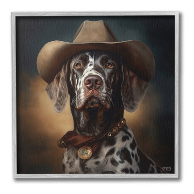 CowboyDalmatianPortraitGicleeArtbyRB