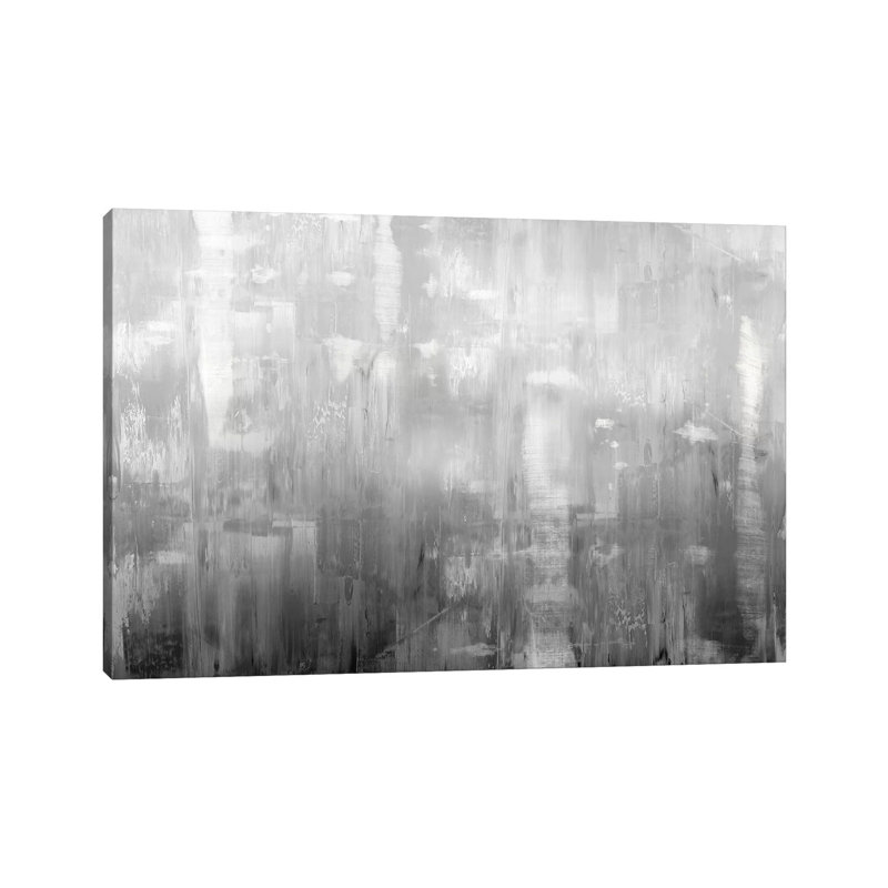 Textural In Grey by Justin Turner - Wrapped Canvas Print, 66.04 cm H x 45.72 cm W