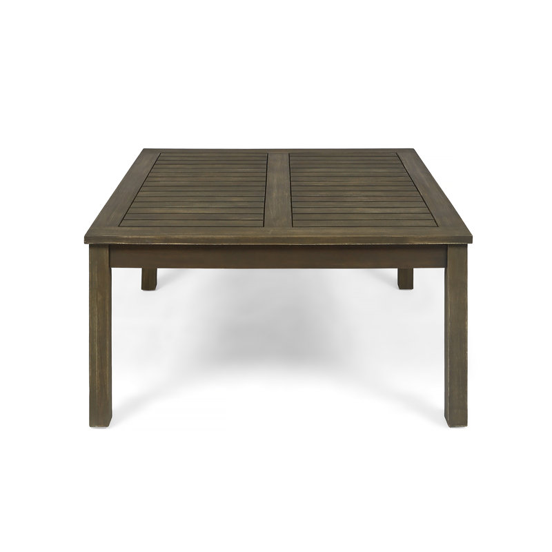 Bevelyn Square Outdoor Coffee Table , 35'' in. W 35'' in. D, Gray