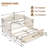 Twin Wooden Daybed With Trundle, 2 Storage Drawers & Upholstered Button-Tufted Backrest, No Box Spring Needed-1420399904