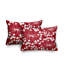 Polyester / Mélange de polyester Housse de coussin rectangulaire intérieure / extérieure lombaire et insert-1925035514