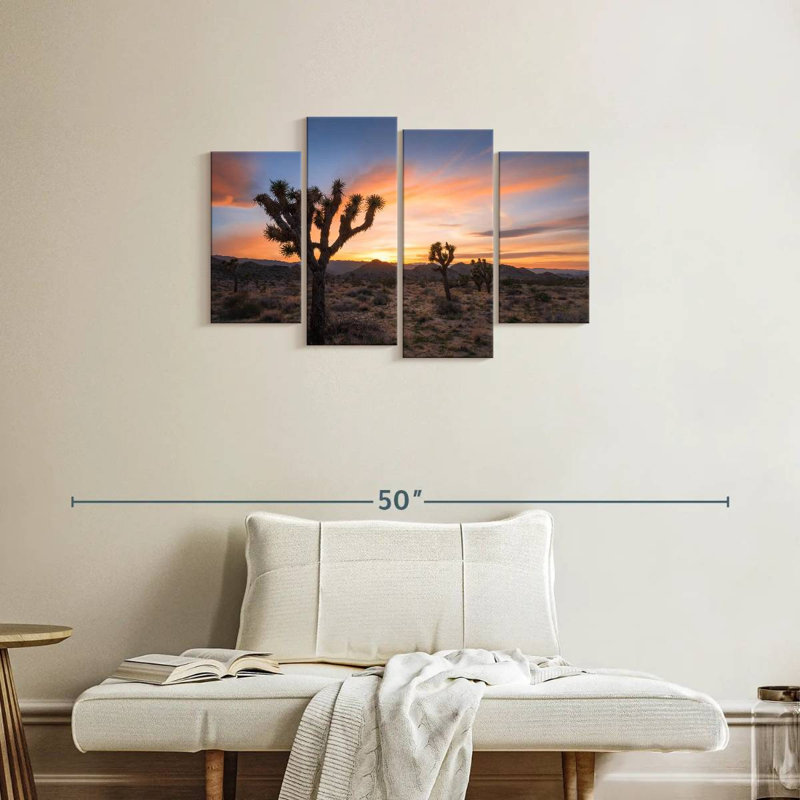 Harnek Joshua Tree Desert Morning, H 22 po x l 36 po
