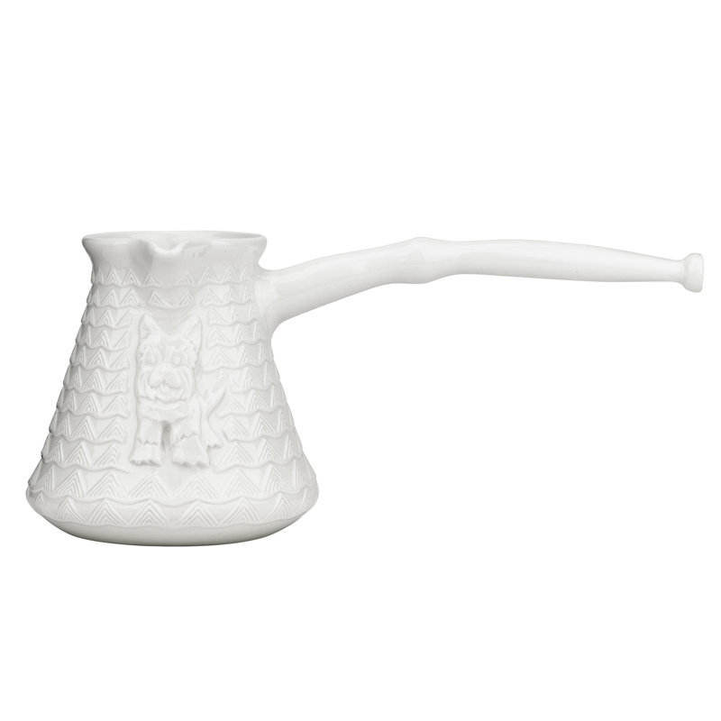 Cafetière en porcelaine 10 oz Alar Ibrik Briki Turka de 10 oz Alar