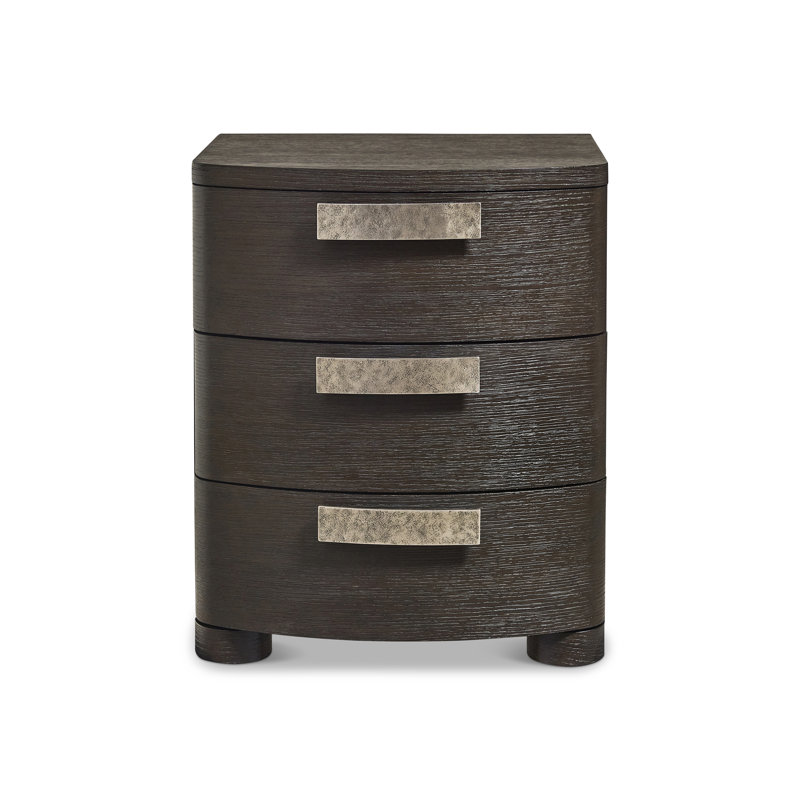 Bernhardt Geneve 3 Drawer Nightstand, 24"