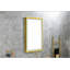 42 po X P 24 po H Miroir à DEL rectangulaire surdimensionné avec éclairage antibuée et à intensité variable, parfait pour les salles de bain modernes