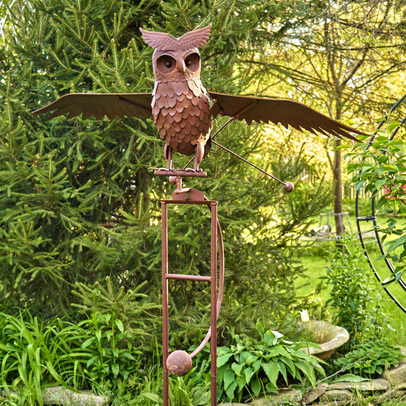 Piquet de jardin en métal Gillis, Rouille antique