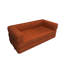 Canapé-lit convertible en velours côtelé avec coussin cylindrique Corduroy-116615978