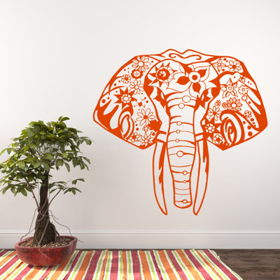 Décalcomanie murale éléphant yoga Litton