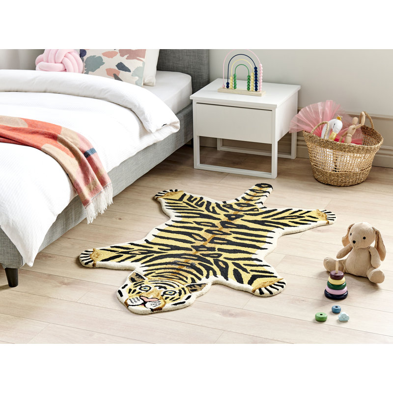 Labarbera Animal Print Wool Hand Woven 100cm X 160cm Area Rug