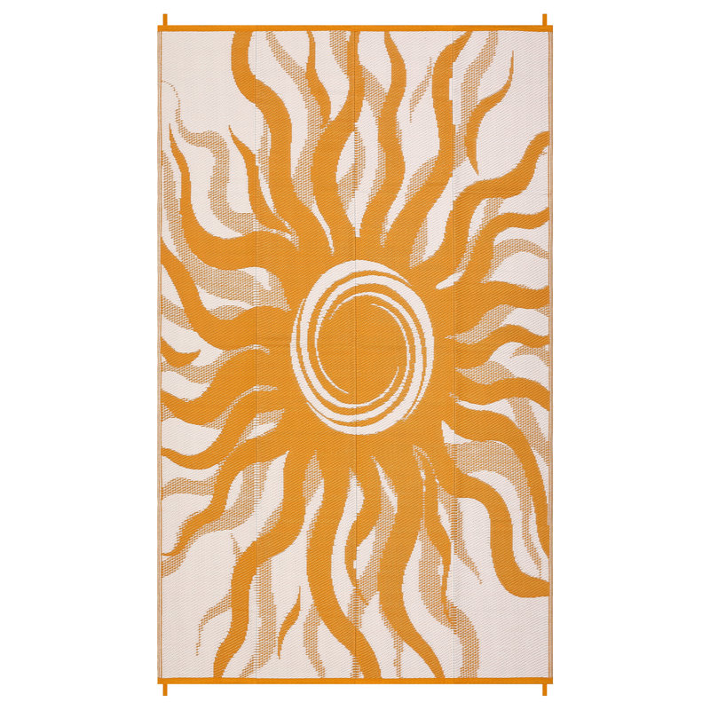 Area Rugs Waterproof Outdoor Rug Vintage Outdoor Furniture Patio Plastic Rugs for Backyard Deck Camping Balcony Beach, White