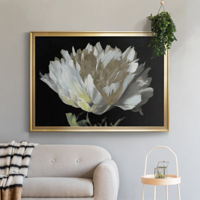 Reproduction de photo de pivoine sur toile
