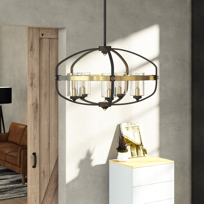 Jaquan 5 - Light Shaded Geometric Chandelier
