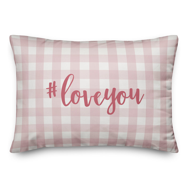  Coussin Hashtag, Rose