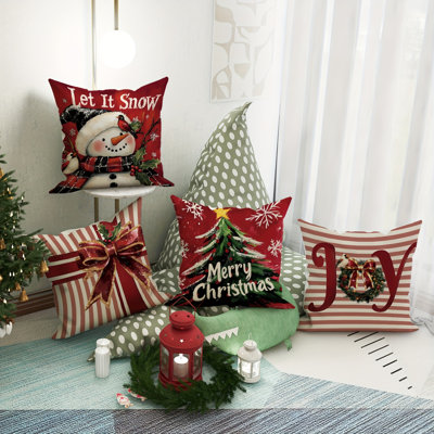 Throw Pillow Covers 18X18Inch Set Of 4