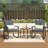2 - Person Patio Conversation Sets Rocking Bistro Sets with Gray Cushions-723575856