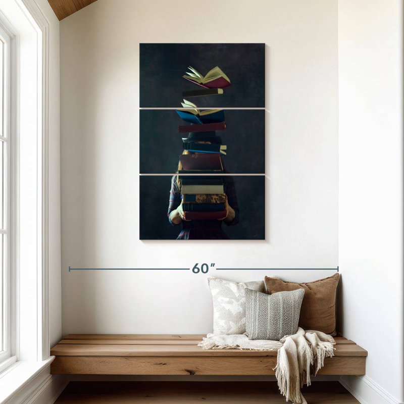 Senne Girl Reading, 45" H x 28" W