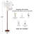 Kelliann 64.5" Traditional Adjustable Floor Lamp-599286974