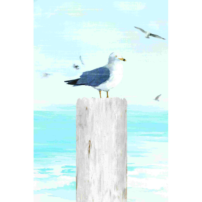 " Beach Seagull ", 12" H x 8" W  