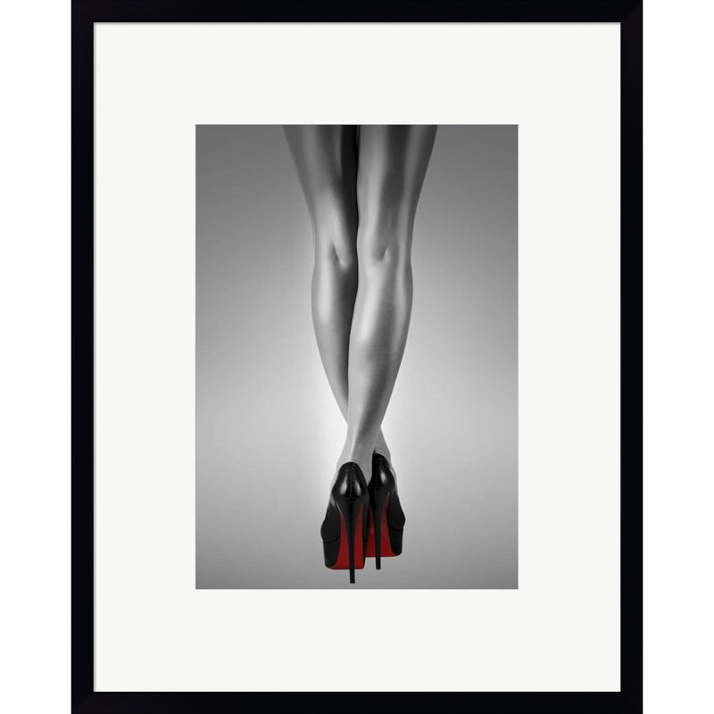 «Fashion Red 2» par Design Fabrikken, art mural encadré