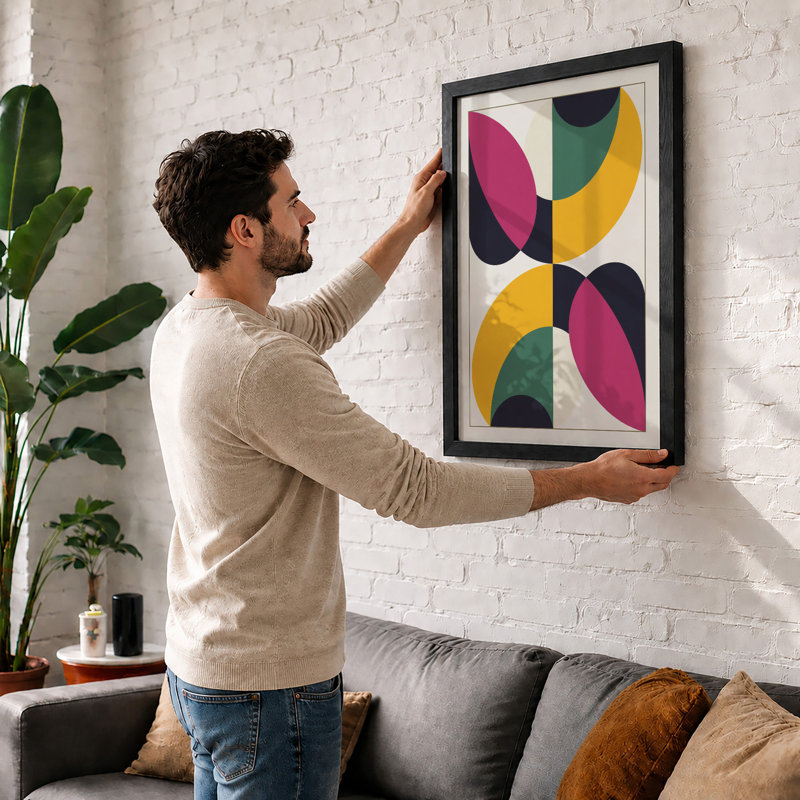 Pinwheel Forms Geometric - Print, Unframed, A1 - 84.1 x 59.4 cm