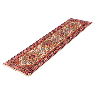 Teona One-of-a-Kind 2'7" X 10'0" New Age Runner Wool Area Rug in