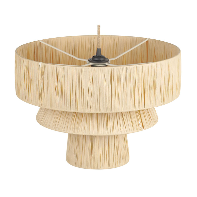 Chambo 1 - Light Natural Shaded Pendant