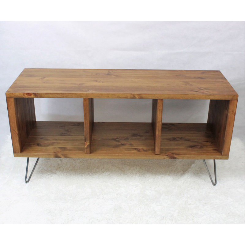 High-Quality Wooden Multimedia Open DVD/CD Shelf