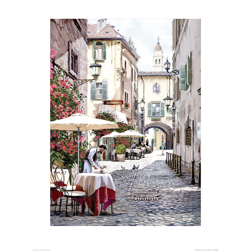 Cobbled Street by Richard Macneil - No Frame Print, 40cm H x 30cm W x 0.02cm D