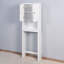Armoire en bois pour salle de bain avec 1 tablette réglable