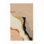 Rectangle Agate Abstract Flatweave Cotton Area Rug in Beige-299571799