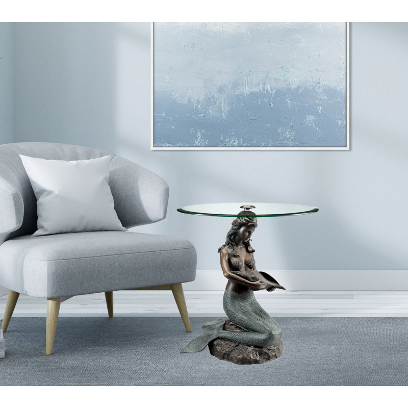 Glass End Table