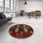 Wool Abstract Indoor Rug-50389158