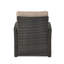 Simple avec tissu imperméable PE et gris, style bouton, poids de 27,12 lb, fer de 28,05 po de profondeur, coussins amovibles, conception capitonnée, produit