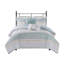 Ensemble d'édredon 5 pièces pour lit double / grand avec coussins décoratifs-119922360-119922359