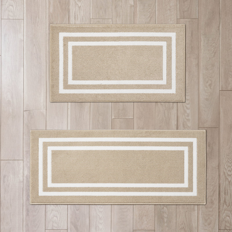 Jean Pierre Double Border All Loop Tufted Rugs