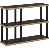 No Tools Required 3-Tier Decorative Display Shelf, Durable Wood And PVC Construction, Multi-Functional Storage Organizer For Home And Office
