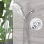 Pomme de douche à main - 6 options de jet, éviter le blocage, fixation murale carrée avec options détachables, faciles à nettoyer, forme fixée