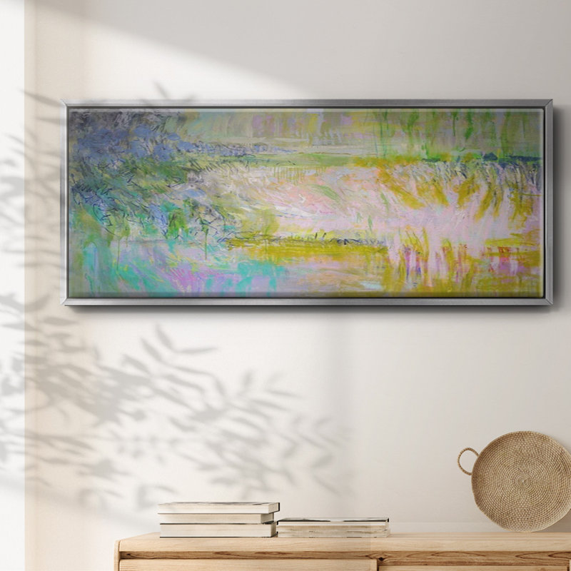 Etude- Framed Canvas, 20" H x 50" W