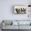 « cheval », reproduction de photo sur toile tendue-22372414