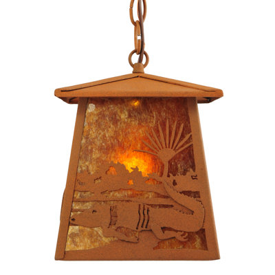 Luminaire suspendu géométrique 1 lumières lanterne