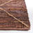 Vintage Leather Hand Woven Leather/Jute/Cotton Geometric Rug in Brown/Natural-2022567605