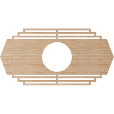 Médaillon de plafond en bois Chrysler