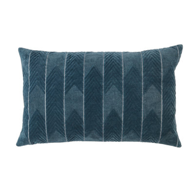 Ryans Embroidered Cotton Lumbar Throw Pillow