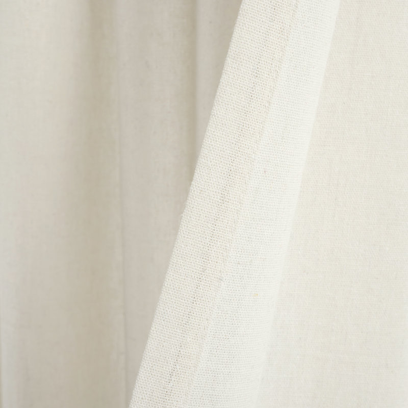 Cotton Blend Room Darkening Curtain Pair, Blue