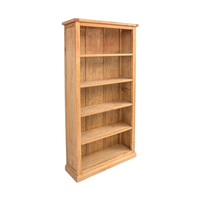 Bingham 180cm H x 90cm W Standard Bookcase, Waxed