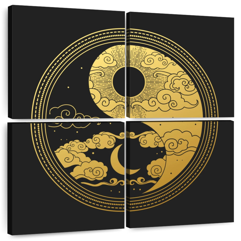 Kerrick Oriental Yin Yang, 50" H x 50" W