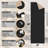Ottohome Black Runner Rug-164076533-164076540