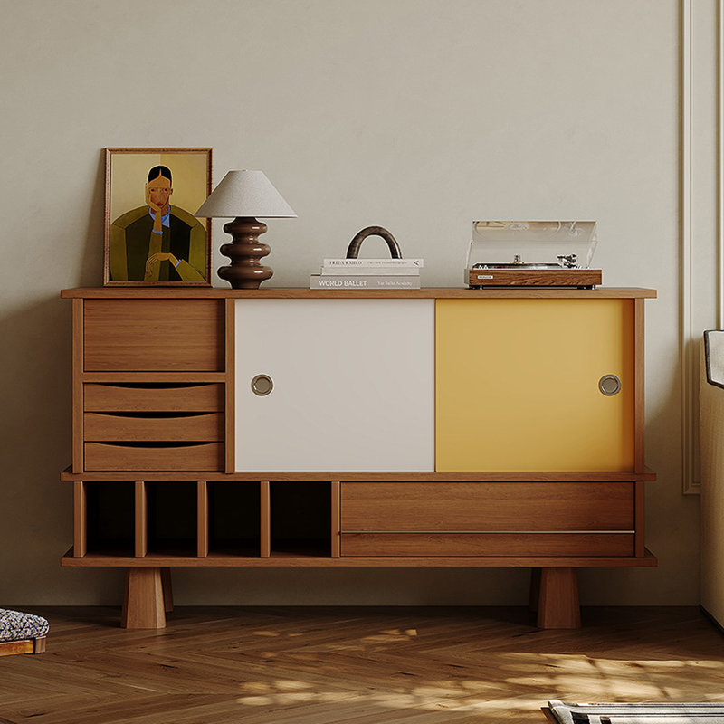 Buffet style rétro français, Brown/Yellow