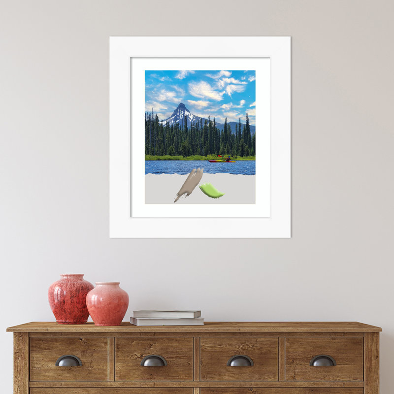 Lynnia White Picture Frame with Mat