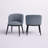 Swayzee Fabric Dining Chair with Iron Legs-973512697